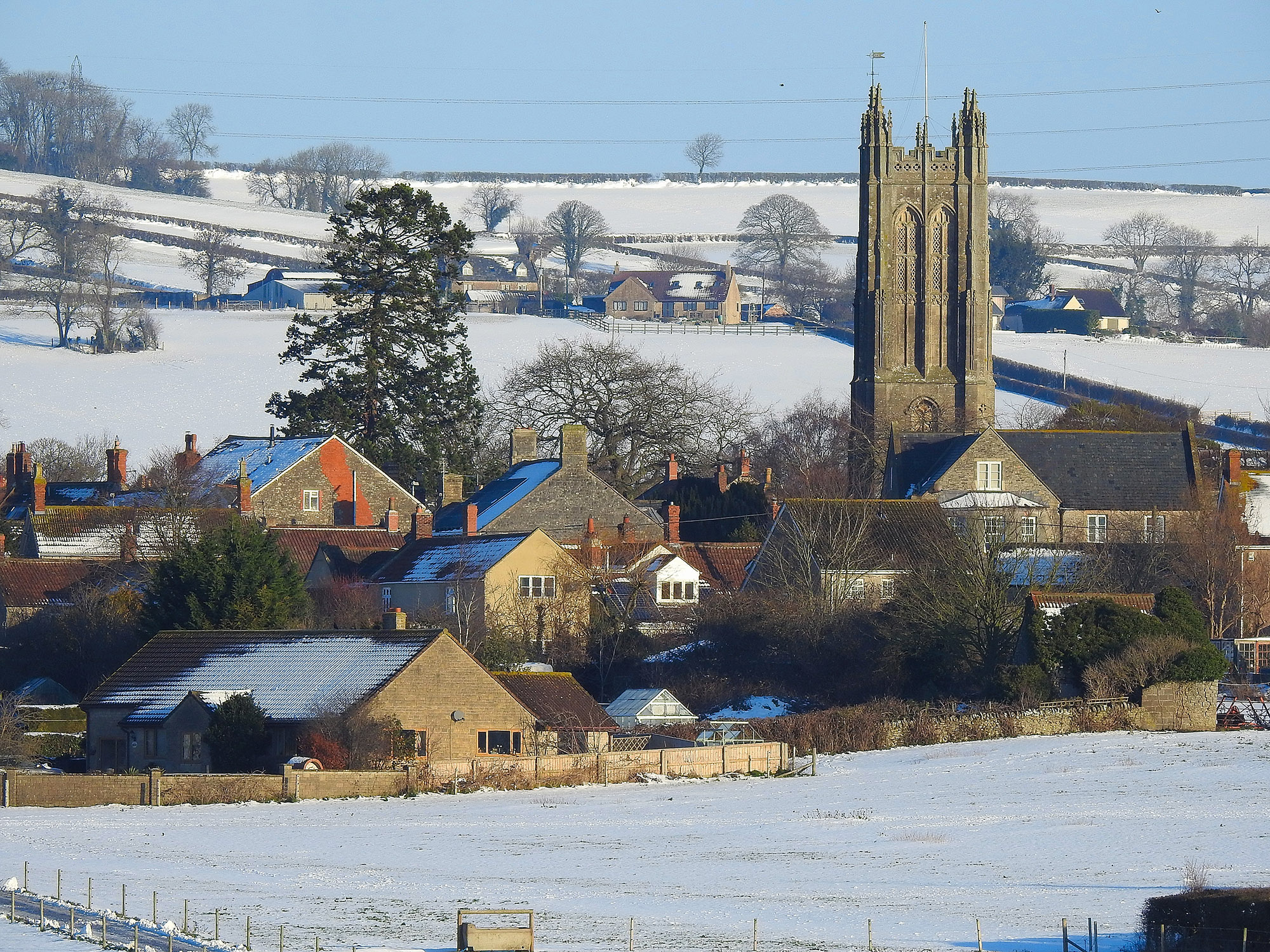 evercreech in winter